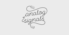 Analog Signals #editorial #lettreing