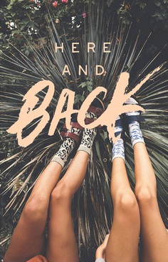 Here and Back Hand Lettering