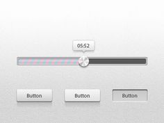 Dribbble - Slider and buttons by Ru Kotenko #interfaces