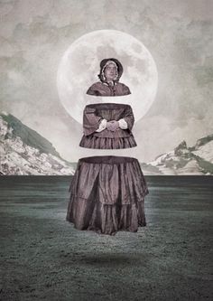 III SACRED PARTS on the Behance Network #victorian #neeko #vintage #buenos #grunge #collage #divided #aires #moon
