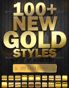 Photoshop Gold Style Collection [2019] | PSDDude