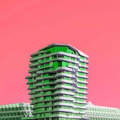 Hamburg Architecture in Pop Colors by Ali Sahba