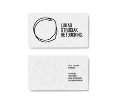 Lukas Strociak Retouching. on the Behance Network #cards #business