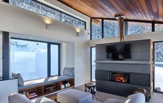 Search Laurentian Ski Chalet – Weekend Retreat Located on the Steep Slope of a Former Ski Hill