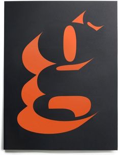 Baubauhaus. #orange #black #typography
