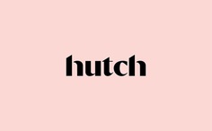 Hutch Interior Design App Logotype Wordmark Logotype Logo