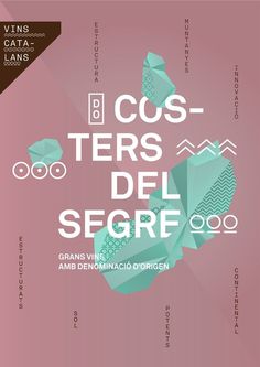 Catalan wines on the Behance Network #poster #typography