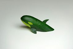 Killer Whale carved out of a Cucumber #davis #food #brock #art