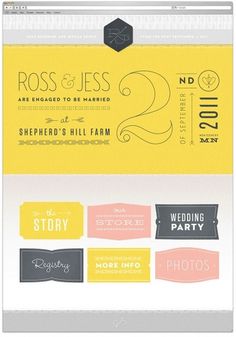 We are a graphic design studio in Minneapolis. This is our blog. | Studio MPLS #wedding #web #typography