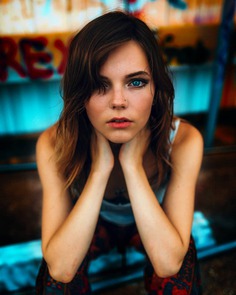 Gorgeous Moody Female Portrait Photography by Guillermo Briceno