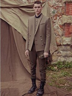Anders Hayward for Balmain Homme AW/14 Lookbook #fashion #male #balmain