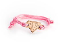 Diamond Kemono #bracelet / #wrislet - wood collection #diamond #jewel #product