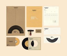 Domino Records #design #logo #music #stamp #record #envelope #collateral #invoice #domino