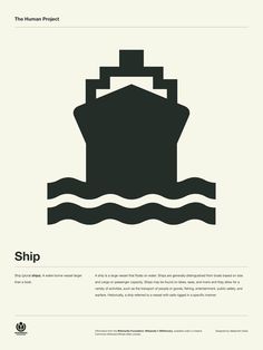 The Human Project Poster (Ship) #inspiration #creative #information #pictogram #collection #design #graphic #human #grid #system #poster #typography