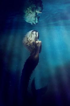 Underwater goddess