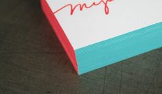 Mystic Artists Edge Coloring Detail #business #card #print #letter #press #cotton #stock