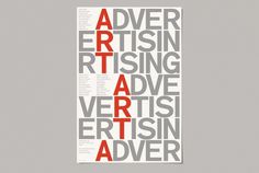 This is Real Art | Projects | Chambers Gallery #poster #typography