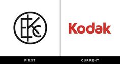 Logos Of Famous Brands, Then And Now DesignTAXI.com #logo #branding