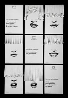 2009 - Bendita Gloria #white #spain #black #gloria #haircut #document #poster #and #barcelona #sheredder #face #saloon #bendita #hardressing #51