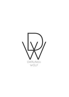 Darling & Wolf logo by ideabloc #fashion #logo #design