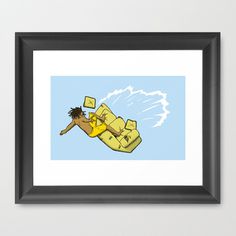 Couch Surfer #couch #surfer #print #frame