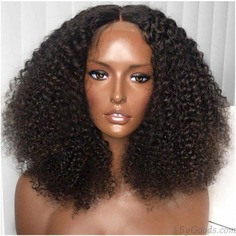 New Black Fluffy African Curls Wig Long Hair Wig Headgear Wavy Hair Wig