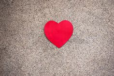 Heart #heart #cut #ticked #mounted #on #wall #shape #paper
