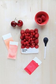 Griottes, palette culinaire #photography #food