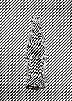 36 Graphic Designs of Coca-Cola Bottles: The Coca-Cola Company #coke #illusion #reinterpret #bottle #coca-cola #classic #retro #graphic #glass #vintage #ad