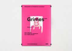 Henrik Stelzer — Art Direction #swiss #pink #grimes #poster #typography