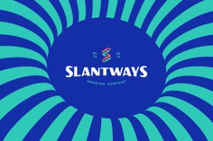 Slantways Brewing Company – Logo Design #beer #brewery #branding #logo #houston