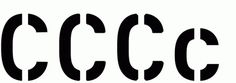 • Colonel : Éditions Deux-Cent-Cinq #stencil #colnel #typeface #editions205