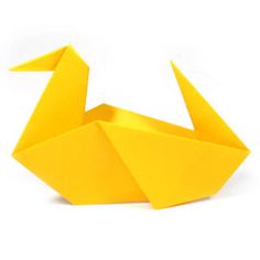 How to make a traditional origami duck (http://www.origami-make.org/howto-origami-duck.php)