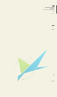 manifold by ~nodentity #color #shapes #bird #origami #minimal #poster