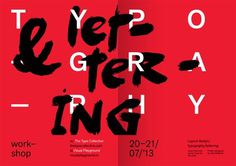 Baubauhaus. #lettering #red #poster #type #typography