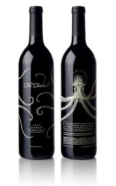 The TentacleÂ - Wine Packaging Blog - The Dieline Wine #illustration #label #wine