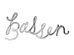 Dribbble - Last Name. by Tuesday Bassen #script #tuesday #name #logo #bassen #last #typography