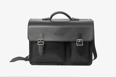 The Leather Bag by Simon & Me #apparel #black #leather #fashion #bag