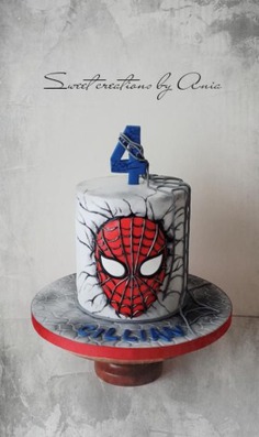 - spiderman cakes