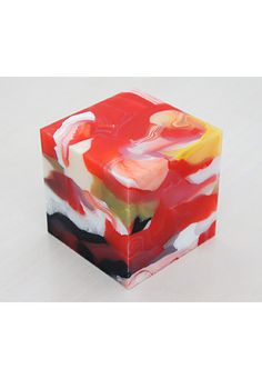 Matthias van Arkel #art #red #cube #matthias van arkel