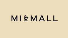 Mi & Mall Logo, by Atipo #inspiration #creative #logotype #design #graphic #logo