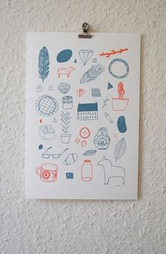 Gocco Prints - About Today - Illustration by Lizzy Stewart #print #illustration