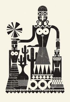 Fernando Volken Togni #illustration #vector #ethnic