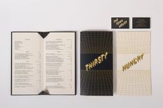 The Town Mouse Projects A Friend Of Mine #print #menu #black #brand #system #gold #and