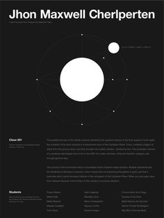 Jhon Maxwell Cherlperten Poster #inspiration #creative #movie #white #design #graphic #space #black #grid #system #poster #planet #typography