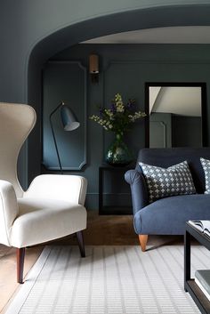 Georgian House Oxfordshire by Louise Holt Design