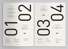 Table of Contents #layout #magazine #toc