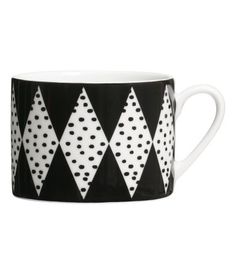 Printed Porcelain Cup, H&M Home
