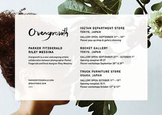 Overgrowth #design #floral #photography #typeography #type #din