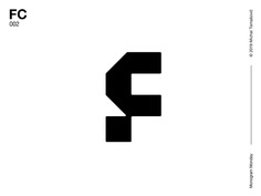 FC Monogram by Michal Tomašovič #monogram #logo #lettermark #design